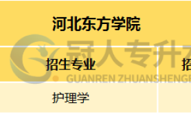 河北东方学院24年统招全日制专升本总体考情分析