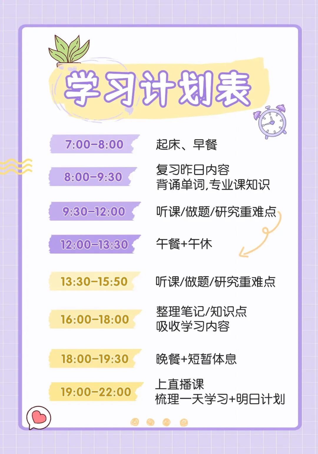 国庆假期“摆烂”后,如何快速“自救”?10月学习计划来啦
